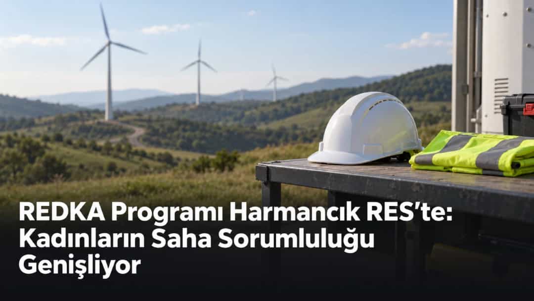 REDKA Programı Harmancık RES’te: Kadınların Saha Sorumluluğu Genişliyor