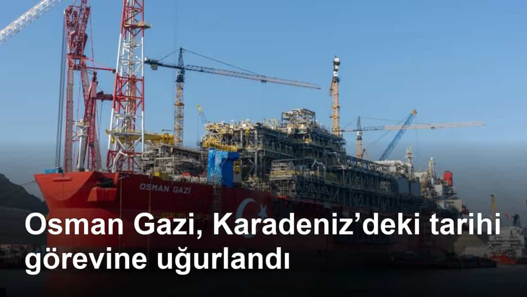 Osman Gazi, Karadeniz’deki tarihi görevine uğurlandı