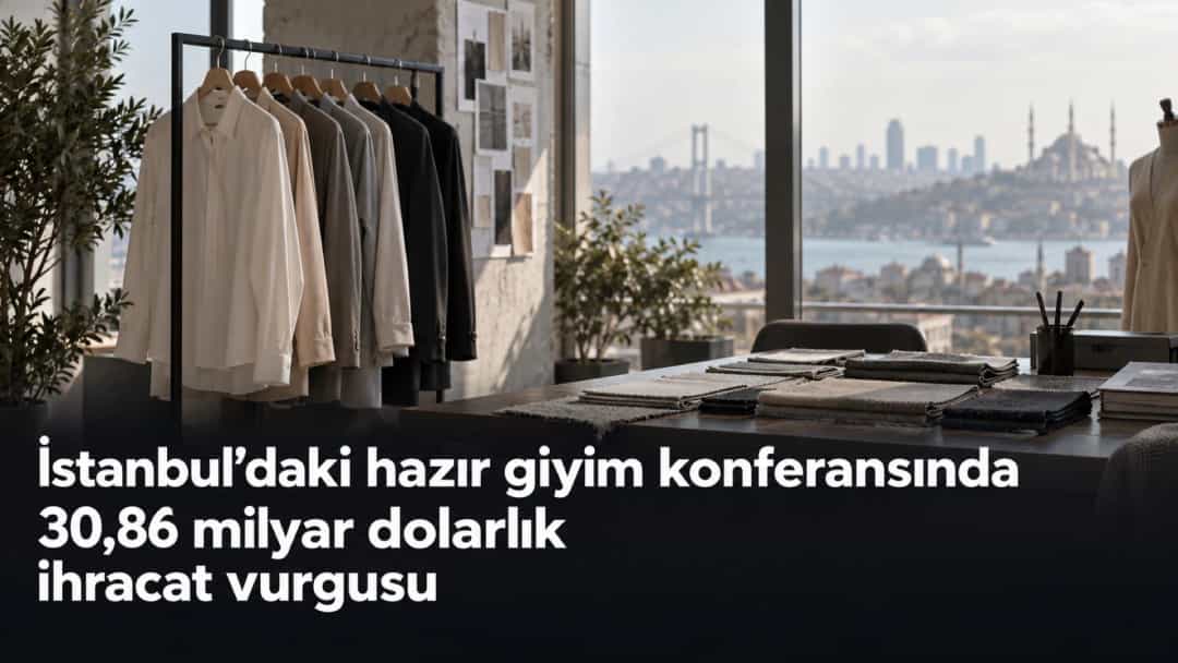İstanbul’daki hazır giyim konferansında 30,86 milyar dolarlık ihracat vurgusu