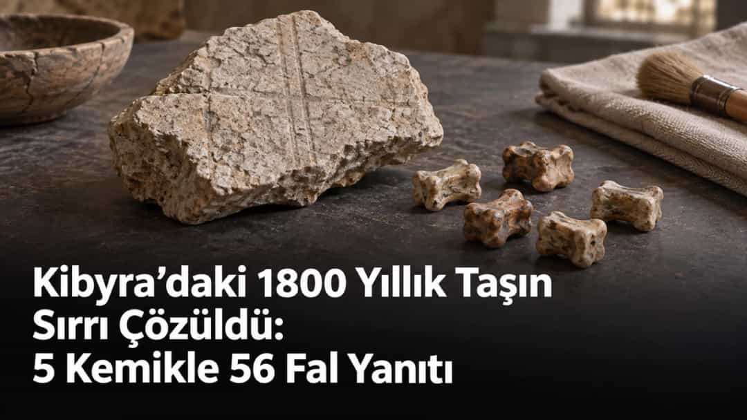 Kibyra’daki 1800 Yıllık Taşın Sırrı Çözüldü: 5 Kemikle 56 Fal Yanıtı