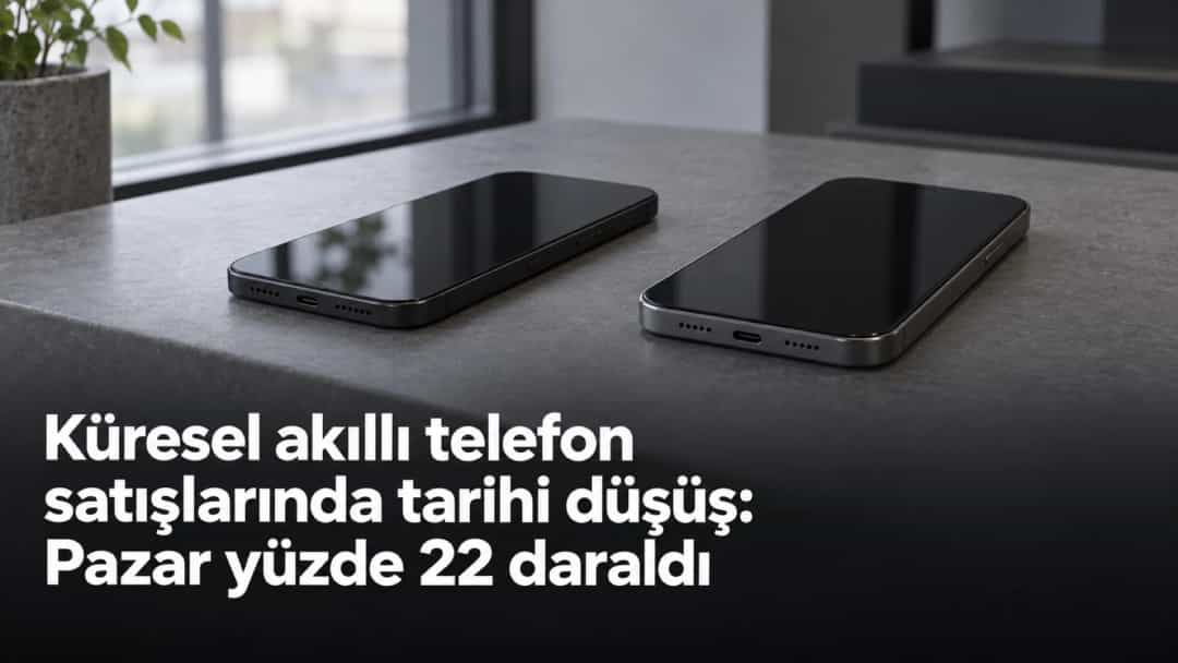 Küresel akıllı telefon satışlarında tarihi düşüş: Pazar yüzde 22 daraldı