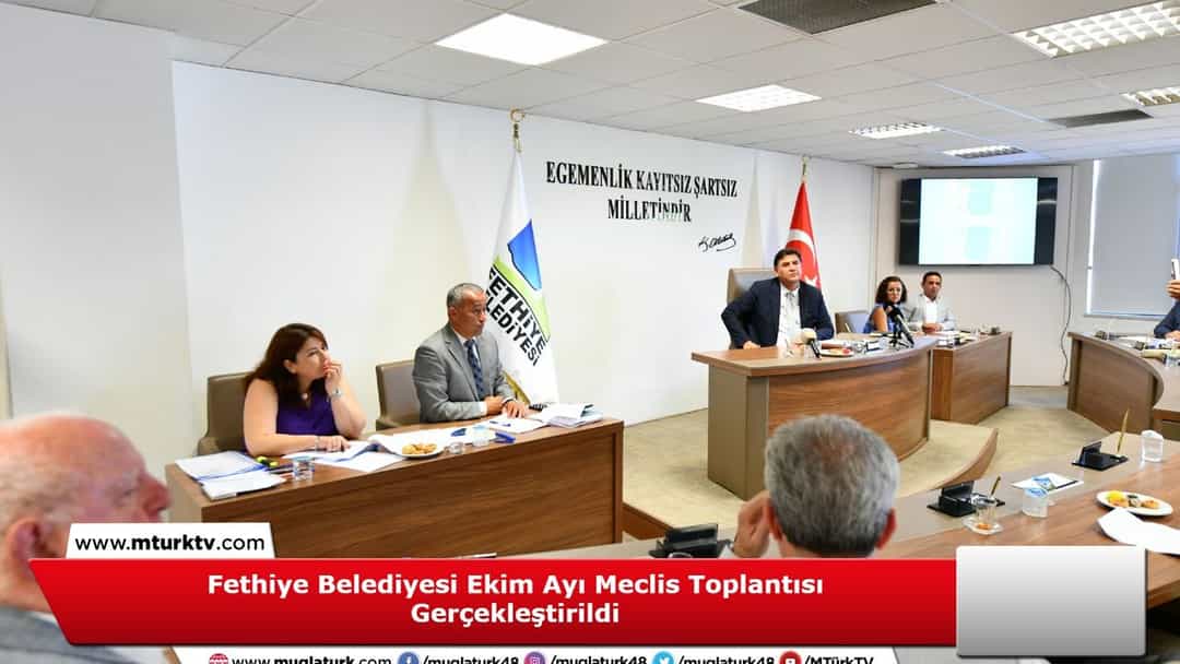 Fethiye Belediyesi Meclis Toplantısı Gerçekleştirildi görseli