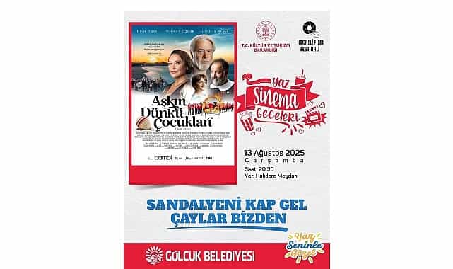 Gölcük’te yaz sinema geceleri “Aşkın Dünkü Çocukları” ile devam edecek görseli