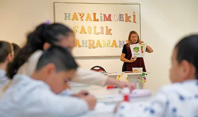 Osmangazi’de çocuklar oyunlar oynayarak sağlıklı beslenmeyi öğreniyor görseli