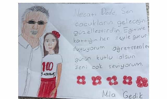 Mila’dan Başkan Topaloğlu’na duygulandıran Öğretmenler Günü sürprizi görseli
