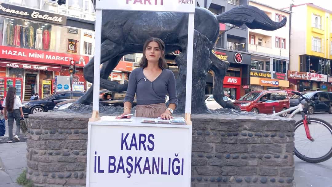 Anahtar Partisi Kars İl Gençlik Kolları’ndan bilgilendirme standı görseli