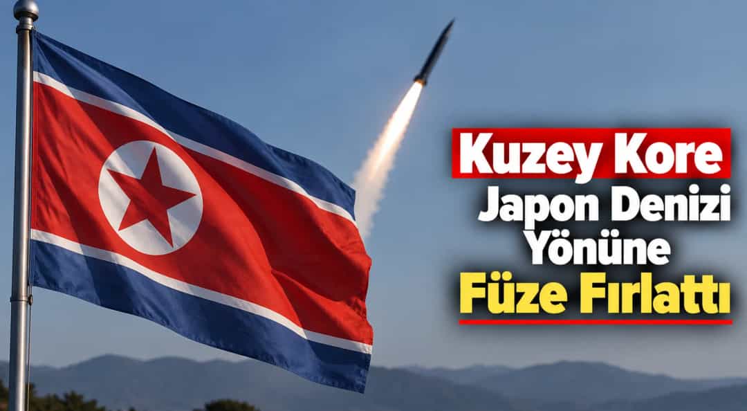 Kuzey Kore Japon Denizi Yönüne Füze Fırlattı