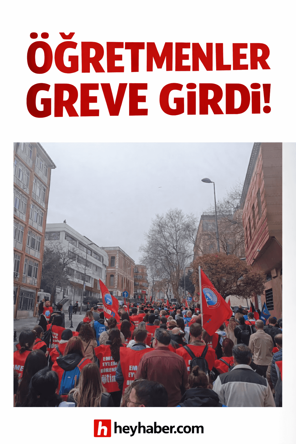 EĞİTİMCİLERDEN SES GETİREN GREV görseli