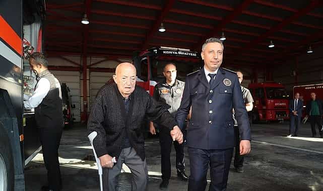 Emektar İtfaiye Müdürü’nden Konya İtfaiyesi’ne Anlamlı Ziyaret görseli