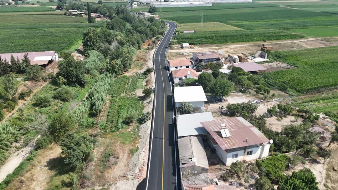 Milas kırsalındaki 80 milyonluk yol yatırımı tamamlandı görseli