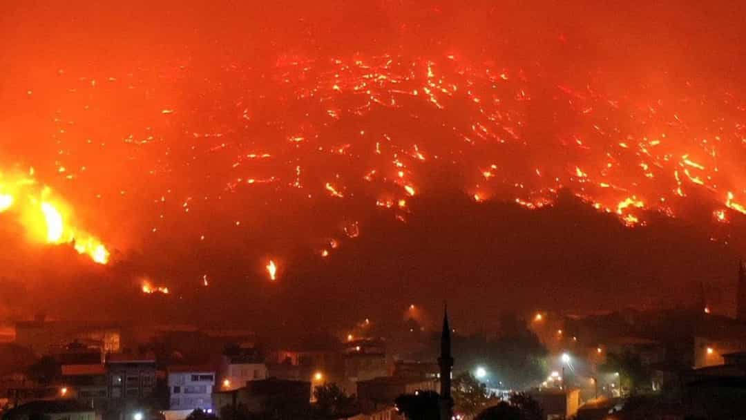 Bursa'da orman yangınları sürüyor: Sabotaj şüphesiyle 1 kişi gözaltına alındı görseli