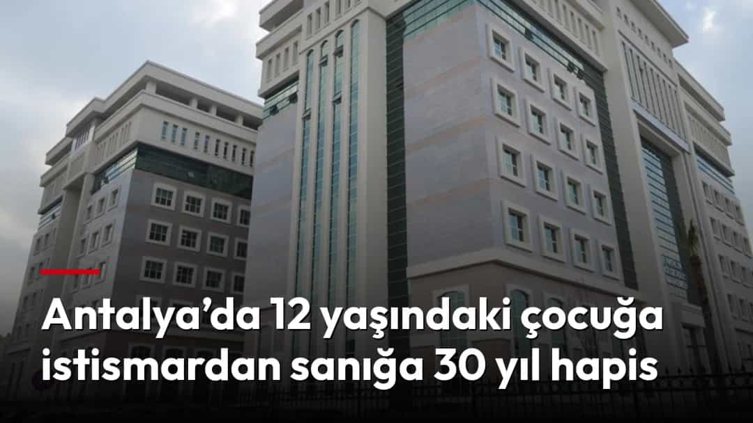 Antalya Adalet Sarayı’nın dışarıdan görünümü.