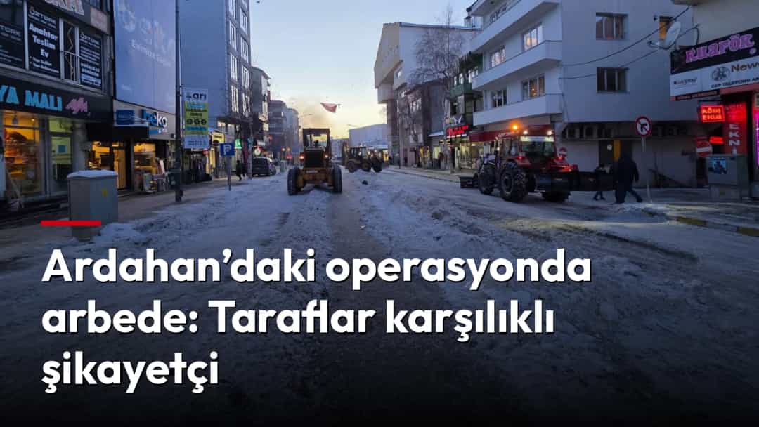 Ardahan kent merkezinde iş yerlerinin sıralandığı bir cadde.