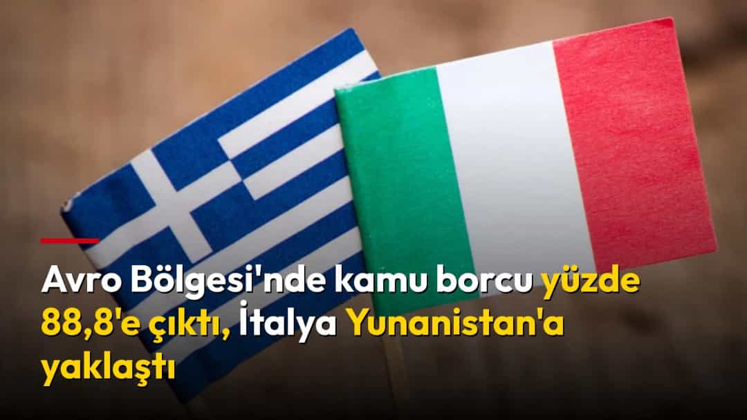 Yunanistan ve İtalya bayrakları yan yana.