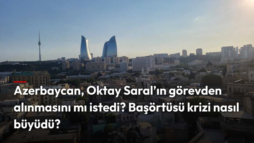Bakü’de Alev Kuleleri ve şehir silueti (temsili)