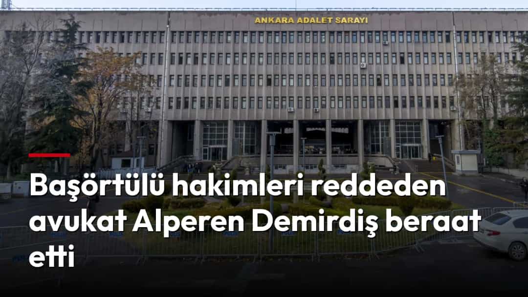 Ankara Adalet Sarayı’nın ön cephesi ve girişindeki güvenlik bariyerleri.