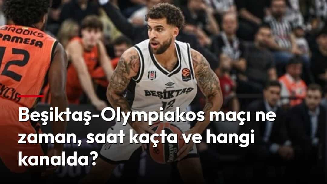 Beşiktaş forması giyen basketbolcu, maç sırasında top sürüyor.