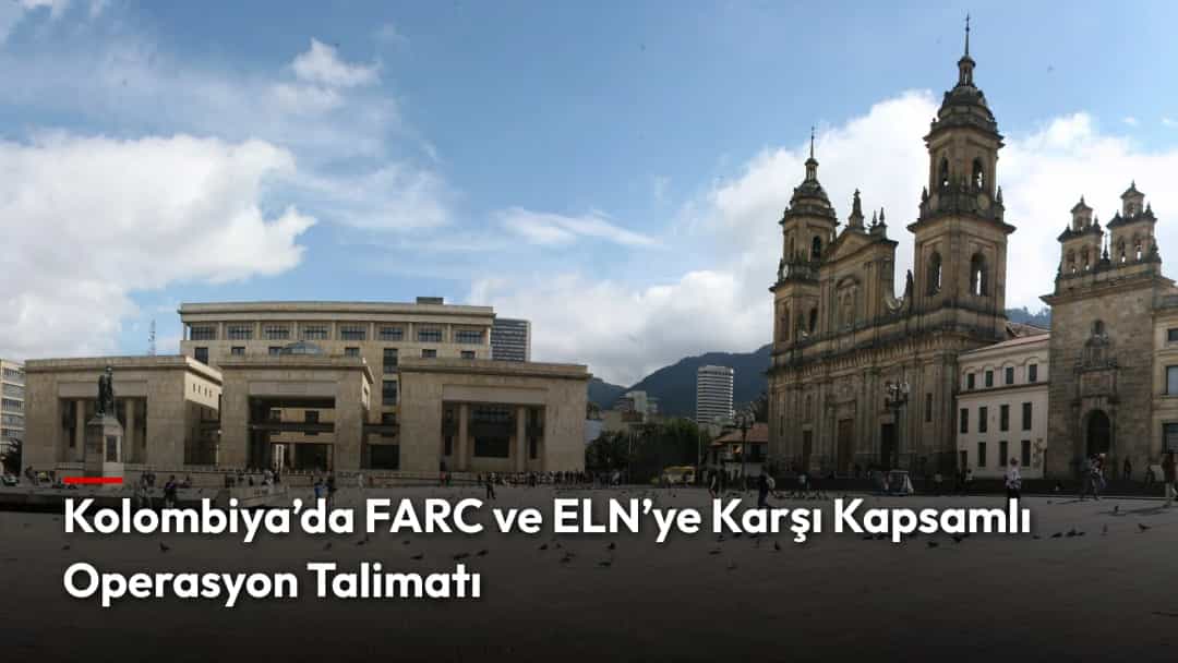 Kolombiya'nın başkenti Bogotá'daki Bolívar Meydanı