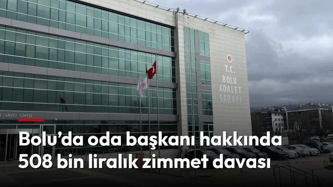 Bolu Adalet Sarayı’nın dış cephesi ve önündeki otopark
