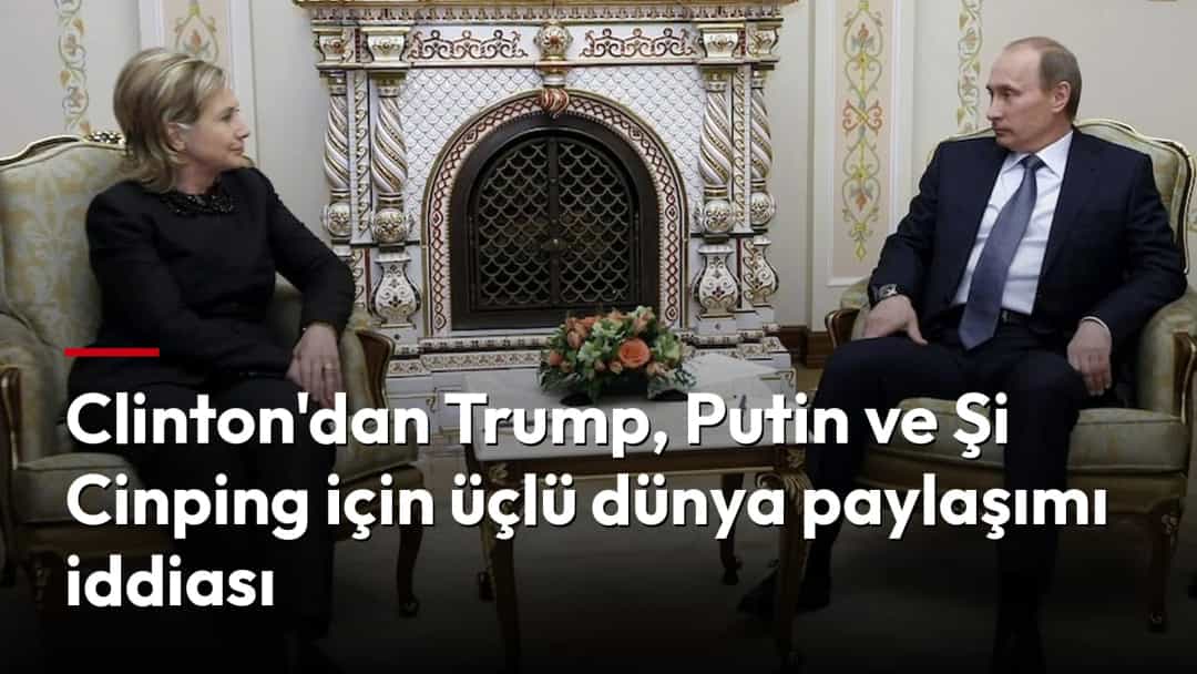 Hillary Clinton, Vladimir Putin ile bir görüşmede karşılıklı oturuyor.