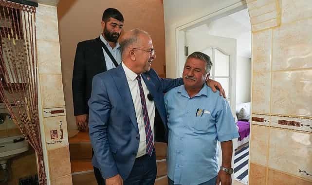 Gaziemir Belediyesi’nden yangında zarar gören evlere yardım eli görseli