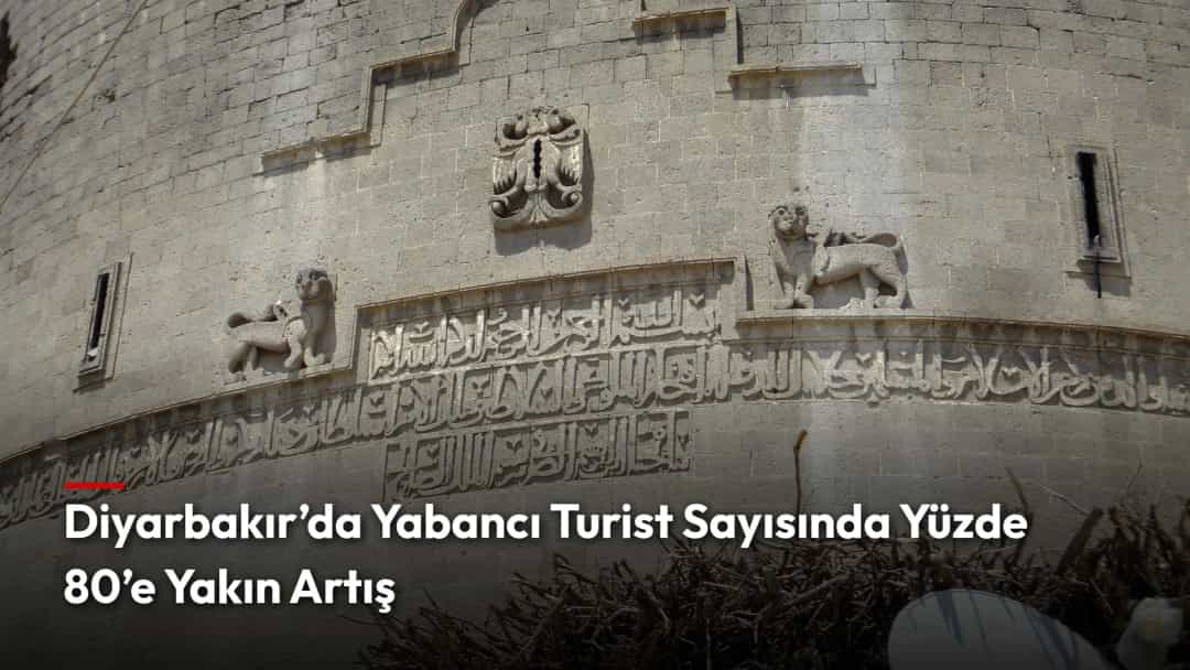 Tarihi Diyarbakır surlarından bir bölüm