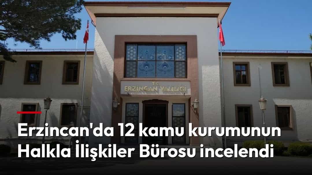 Erzincan Valiliği binasının ön cephesi