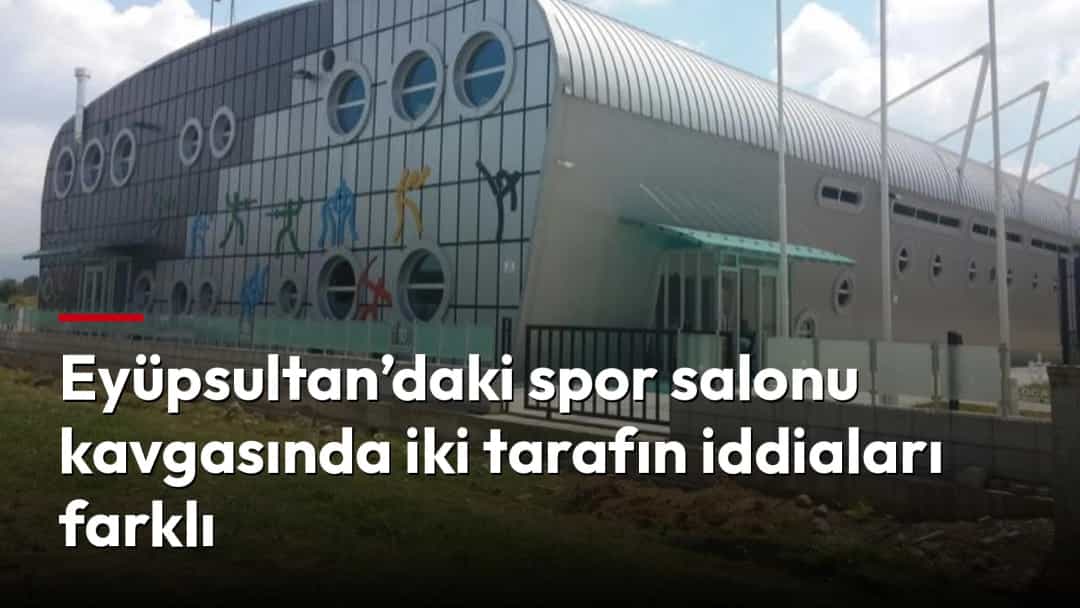 Spor salonunun dışarıdan görünümü.