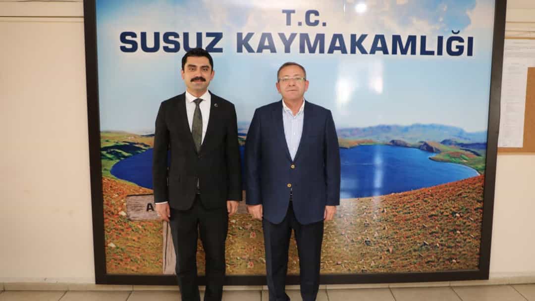 Kars Valisi Ziya Polat’tan Susuz Kaymakamı Muhammed Emin Tutal’a ziyaret görseli