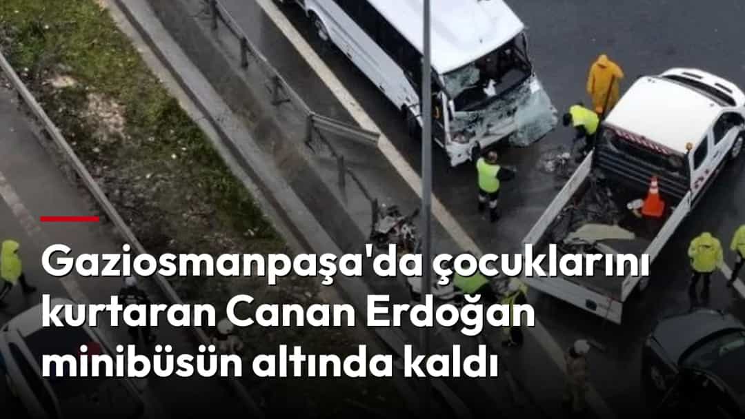Minibüs ve otomobillerin karıştığı kaza yerinde polis ve sağlık ekipleri inceleme yapıyor.