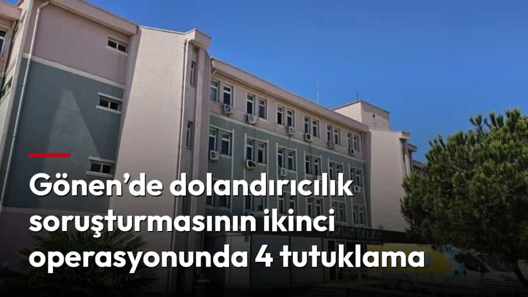 Gönen’deki soruşturmayla ilişkili olabilecek resmi kurum binasının dış görünümü