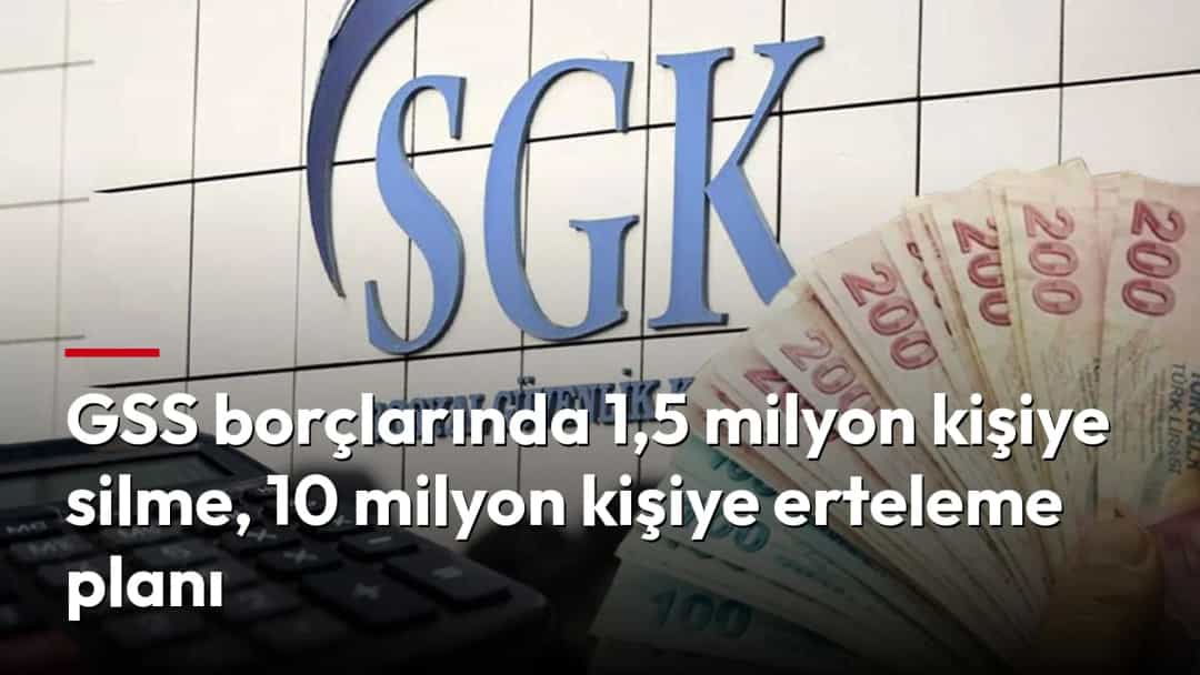 SGK tabelasının önünde, hesap makinesinin yanında tutulan Türk lirası banknotları.