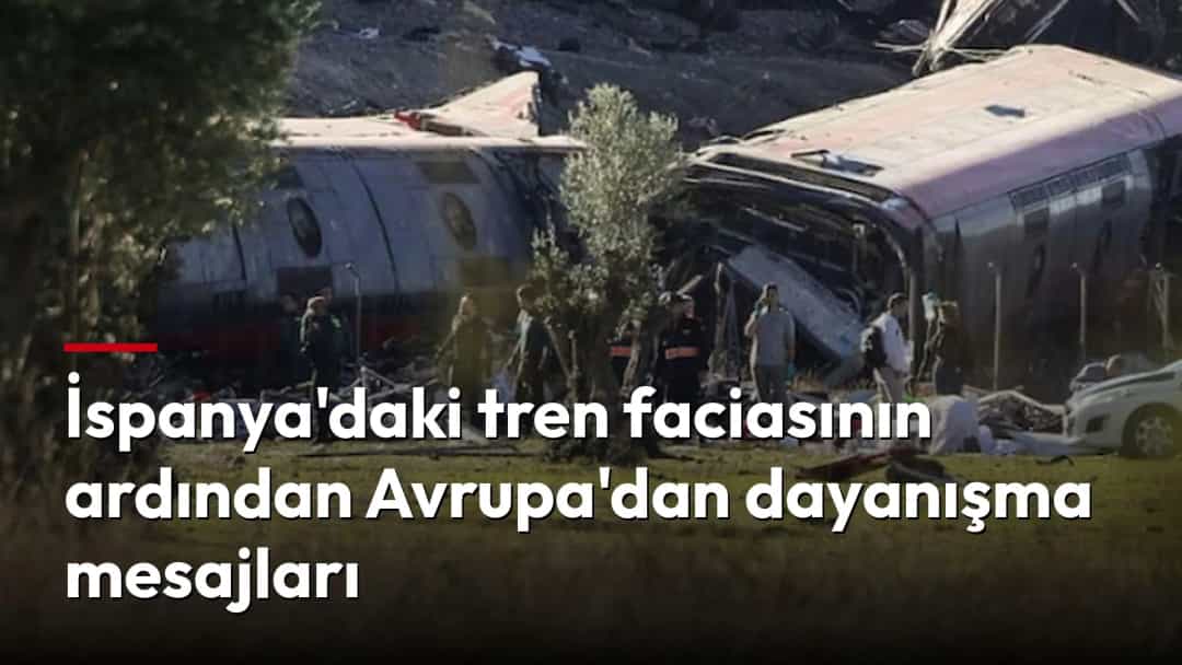 İspanya’daki tren kazasının ardından raydan çıkan vagonlar ve olay yerindeki kurtarma ekipleri
