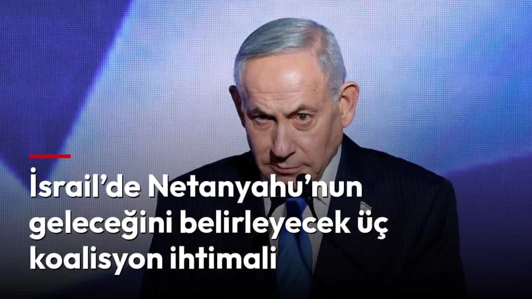 Binyamin Netanyahu kürsüde konuşma yaparken