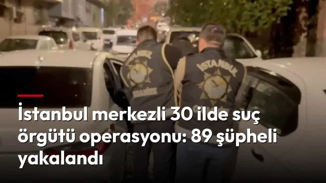 Organize suçlarla mücadele ekipleri, gece vakti park halindeki araçların yanında çalışma yürütüyor.