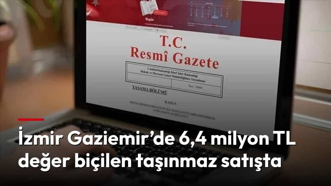 Dizüstü bilgisayar ekranında T.C. Resmî Gazete sayfası açık.