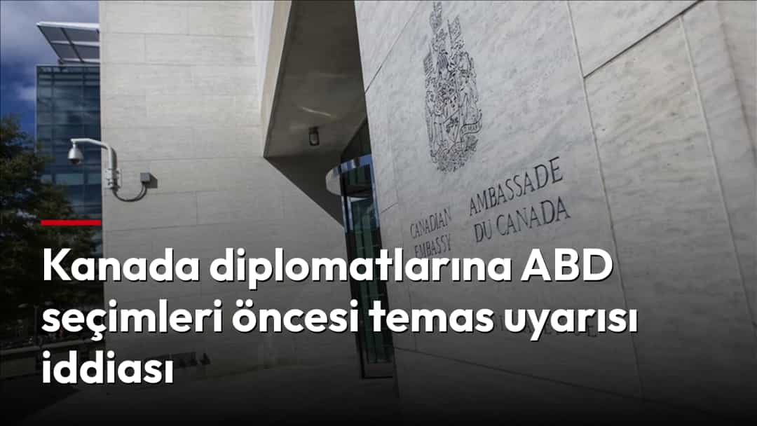 Washington’daki Kanada Büyükelçiliği binasının girişindeki “Ambassade du Canada” yazılı tabela.