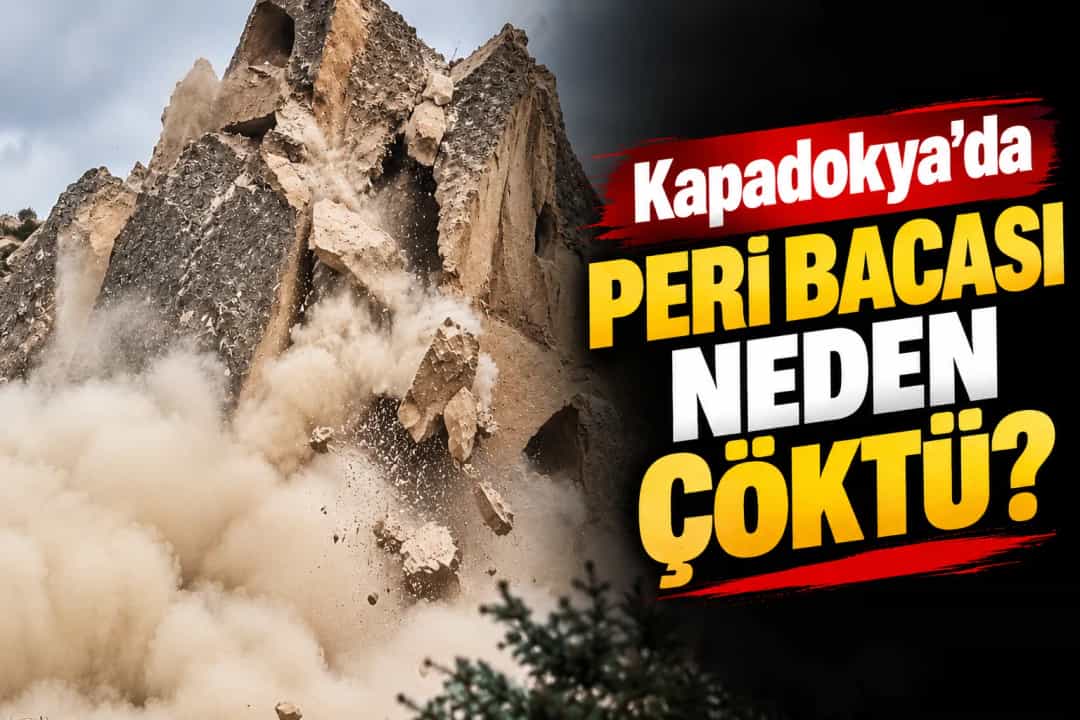 Kapadokya'da peri bacası neden çöktü?