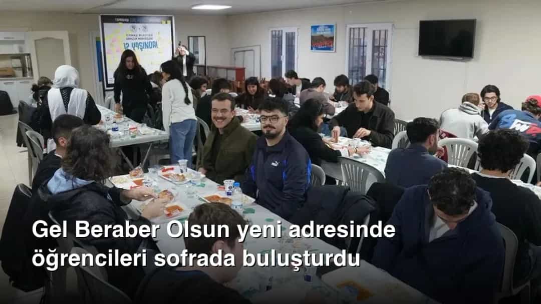 Gel Beraber Olsun yeni adresinde öğrencileri sofrada buluşturdu