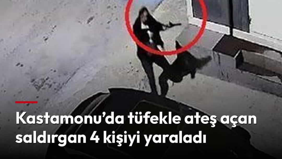 Park halindeki bir aracın yanında silahlı bir kişinin görüldüğü güvenlik kamerası görüntüsü.