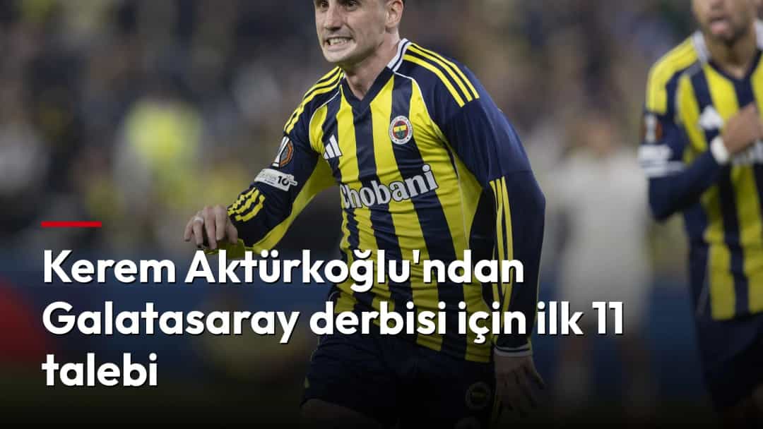 Kerem Aktürkoğlu, Fenerbahçe formasıyla maç sırasında koşarken.