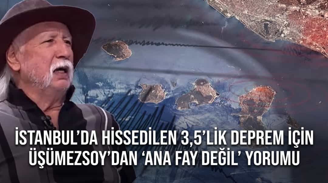 İstanbul’da Hissedilen 3,5’lik Deprem İçin Üşümezsoy’dan ‘Ana Fay Değil’ Yorumu