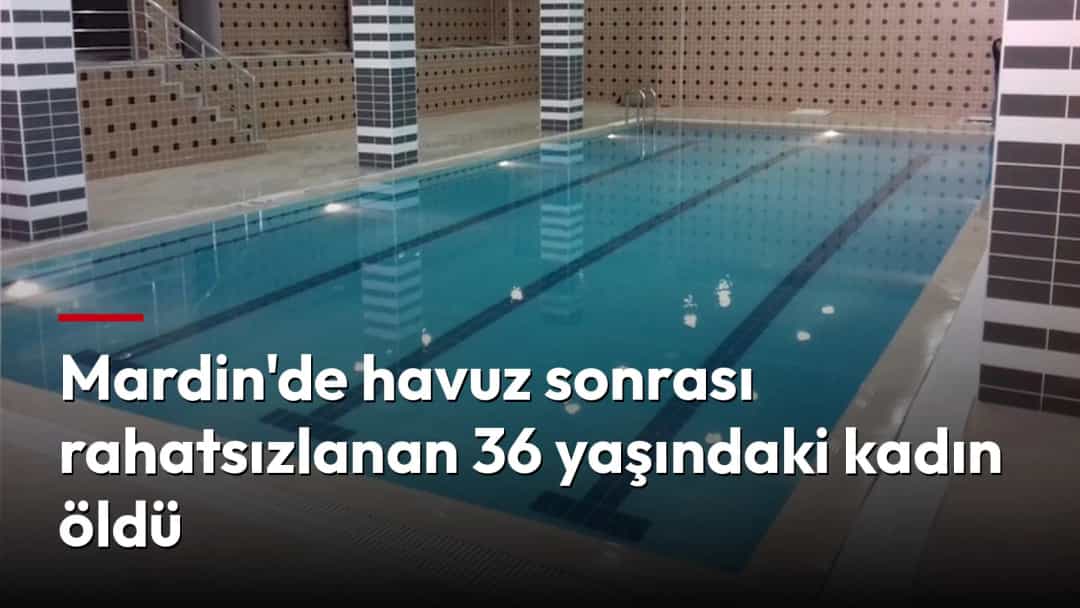 Kapalı yüzme havuzunun boş ve genel görünümü