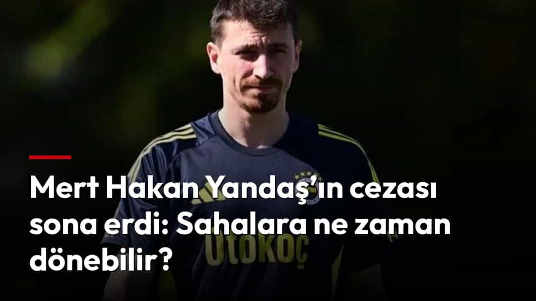 Fenerbahçe formasıyla antrenman sahasında duran Mert Hakan Yandaş