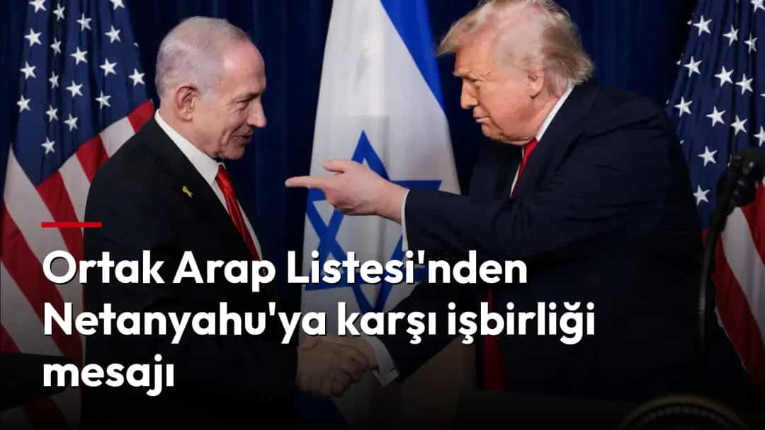 Binyamin Netanyahu, Donald Trump ile el sıkışırken