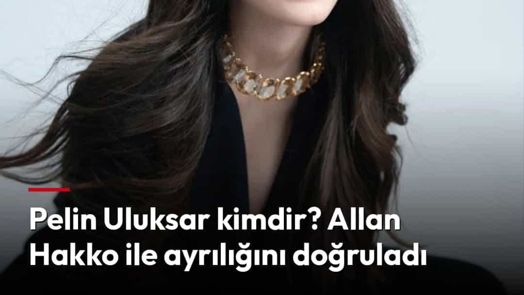 Pelin Uluksar, siyah kıyafeti ve altın renkli kolyesiyle portre pozunda.