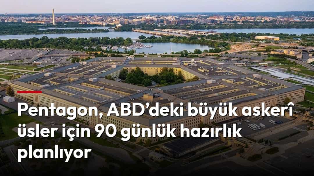 Washington’daki Pentagon binasının Potomac Nehri ve çevresiyle birlikte havadan görünümü.