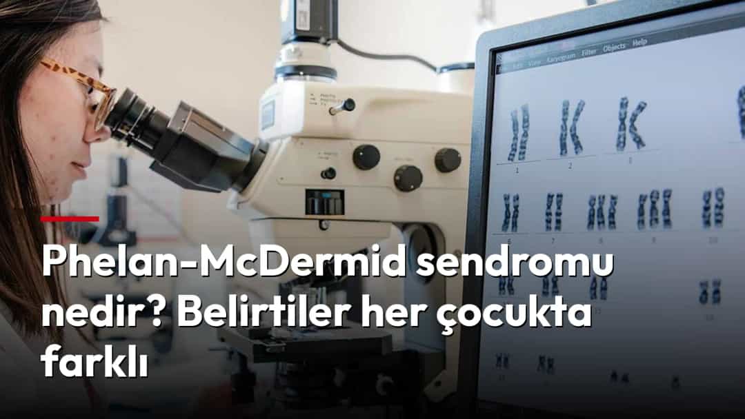 Genetik laboratuvarında mikroskopla kromozom incelemesi yapan bir uzman.