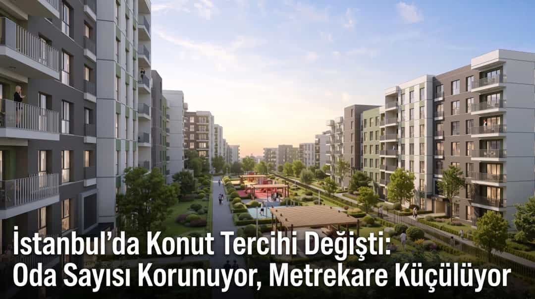 İstanbul’da Konut Tercihi Değişti: Oda Sayısı Korunuyor, Metrekare Küçülüyor