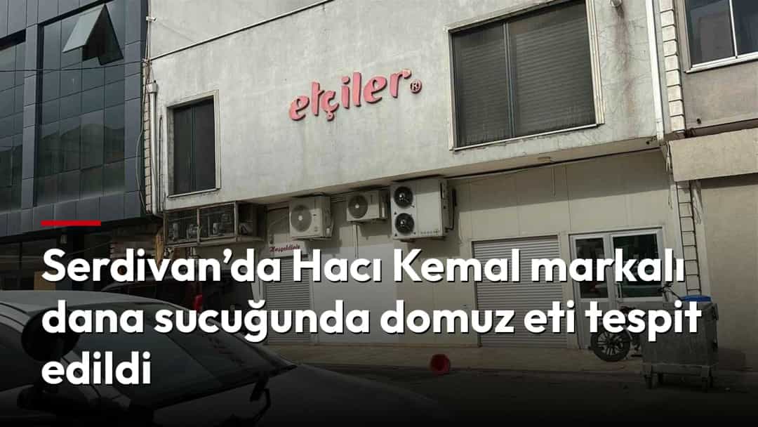 Etçiler tabelasının bulunduğu iş yerinin dış cephesi ve önündeki park edilmiş araçlar